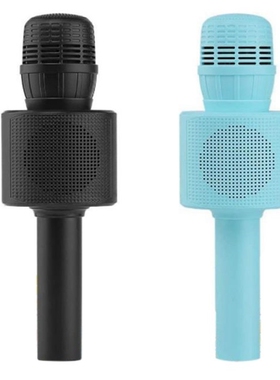2 Pack Karaoke Wireless Microphone Toys for Kids,Portable Bl