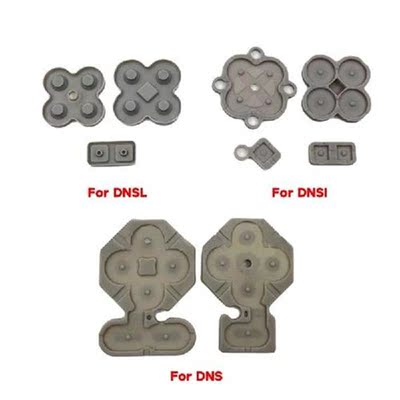 Soft Rubber Conductive Adhesive Button Pad Keypads for NDS