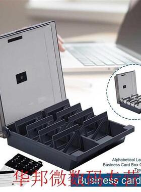 Organizer Business Card Box Alphabetical Classification Hold