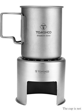 Wood-Stove TOMSHOO Titanium Camping Backpacking Folding Burn