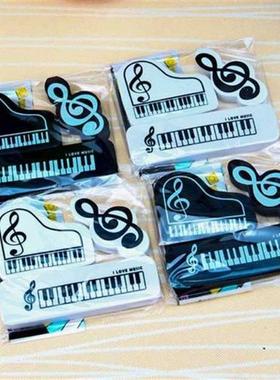 pcs/set Musical Piano Notes Rubber Pencil Eraser School Stu