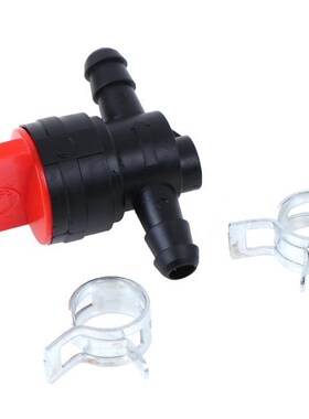 3pcs/Set Small Engine Cut Off Shut Off Valve With 2 Clamps F