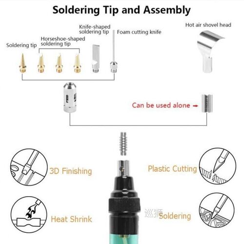 4 In 1 Portable Soldering Iron Kit Welding Pen Kit 1300°