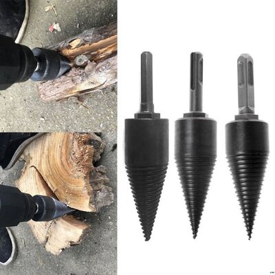 130x32mm Firewood Machine Drill Wood Cone Reamer Punch Drive