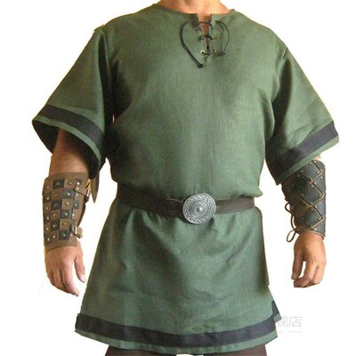 Middle Age Renaissance Warrior Knight Medieval Costume Men