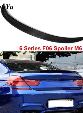 F06 M6 Style Carbon Fiber Trunk Spoiler for BMW 6 Series F06