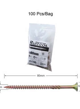 100pcs T25 Woodworking Plum Blossom Self Tapping Screws Dec