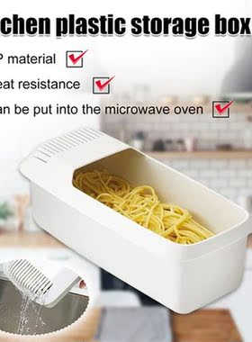Microwaveable Pasta Cooker with Strainer Heat Resistant