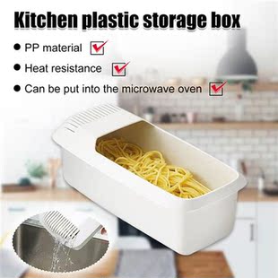 Microwaveable Pasta Cooker with Strainer Heat Resistant