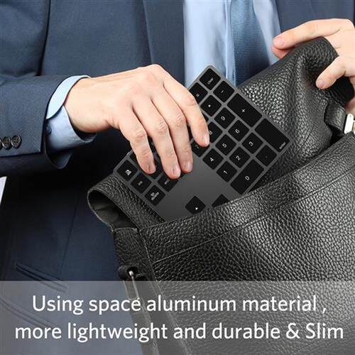 Mini Keybod Aluminum Wireless Numeric Keybod BT Keybod