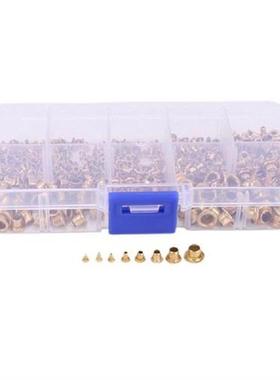 650PCS Mixed Zinc Plated Through Hole Copper Rivets