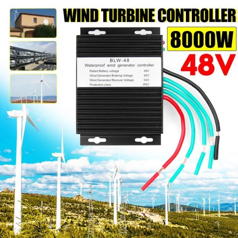 8000W DC 12V/24V/48V Wind Turbines Generator Charge Controll