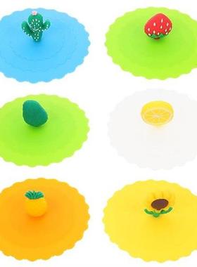 6pcs Universal Cup Lids Insect-proof Cup Covers Silicone
