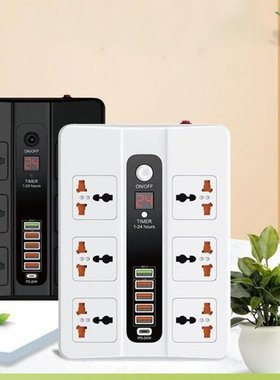 6 Ports 20W PD QC3.0 USB Fast Charger Type C Quick Charge St