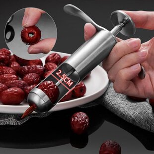 Stainless Steel Red Dates Jujube Pitter Cherry Olive Corer H