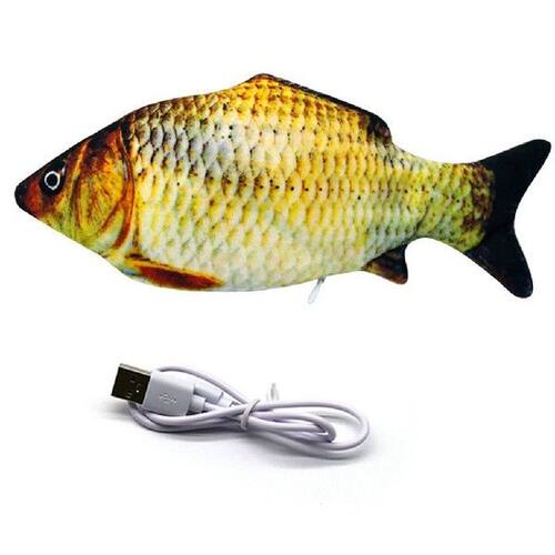 1 pcs Simulation electric jumping fish Net Red Fish
