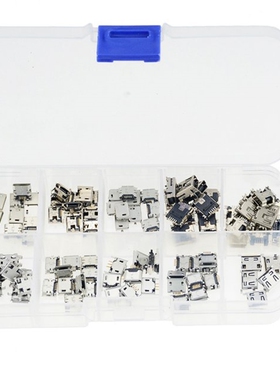 100PCS/BOX 10 Models Each 10PCS Micro Female USB Connector U