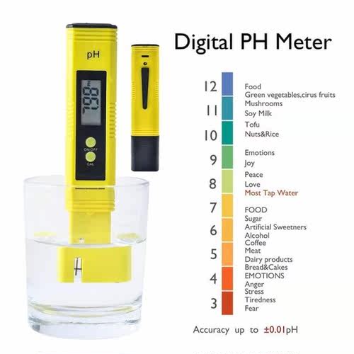 Digital LCD PH Meter Pen of Tester Accuracy 0.01 Aquarium Po