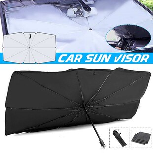 Front Windshield Auto Sunshade mbrella   4Pcs Window Mesh Co
