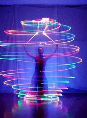 Professional Belly Dance Level Hand Props LED POI Thrown Bal