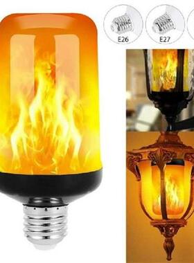LED E27 LED Flame Light Bulb Fire 4 Patterns LED Light