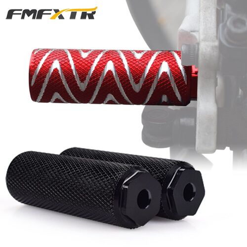Aluminum MTB Bike Foot Pegs Bicycle Pedals Front Rear Axle F