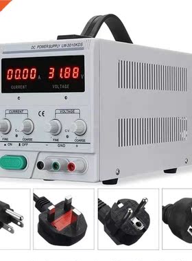 High Precision 4 Digits DC Regulated Power Supply 30V 10A LE