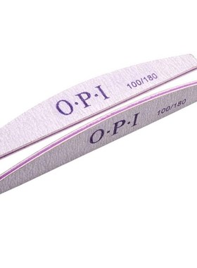10pcs professional half-moon nail filer printed sandin buff