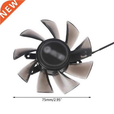 K1KF 2Pcs 75mm/2.95in T129215BU VGA Fan for GALAX GTX 1060 K
