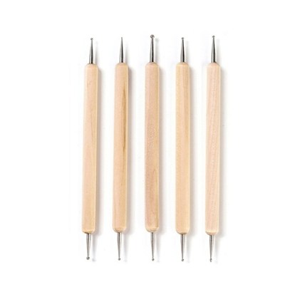 53Pcs Clay Sculpture Pottery Tool DIY Carving Point Drill Pe