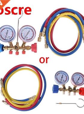 AC Diagnostic Manifold Freon Gauge Hose Set Charging R134A R