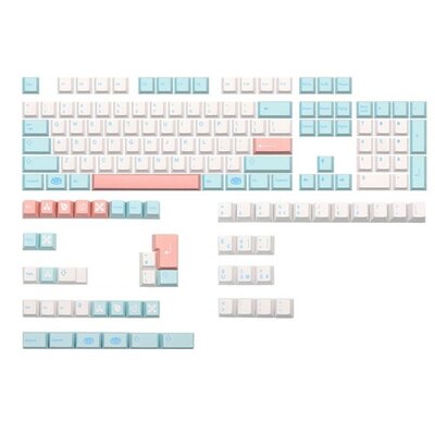 For ISO GMK Noel PBT Dye Subb Keycap Cherry Profile Keycaps