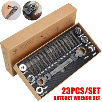 Multifunction Ratcheting Socket Wrench Set Box End Wrench Me