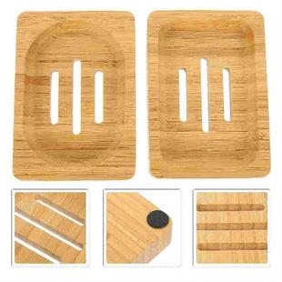 Soap Holder Dish Bathroom Wooden Tray Shower Box Dish Bar