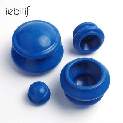 4Pcs Vacuum Cans Suction Cups Massage Anti Cellulite Vacuum