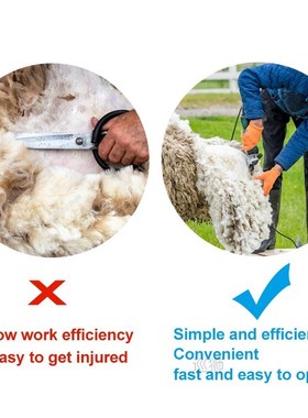 1 Set 9T Replaceable Sheep / Goats Shearing Clipper straight