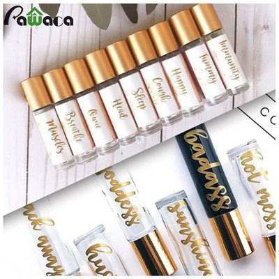 Golden Letter Sticker Essential Oil Bottle Label Sticker