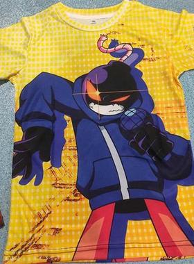 Kawaii Friday Night Funkin T Shirt Cartoon Game Short sleeve