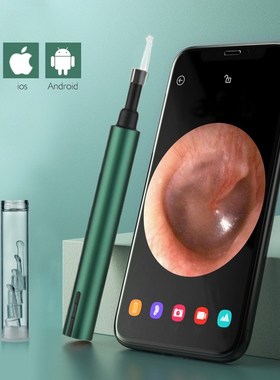 Wireless WiFi Otoscope Ear Scope Camera Waterproof Earwax Re