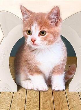 Pet Cat Door Gate Dog Hole Access Controllable Toy For Pet