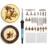 Wood Burning with Kit Temperature 60W Adjustable 220