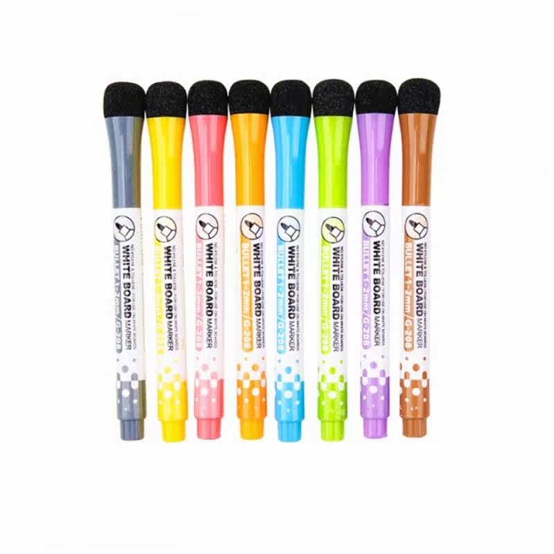 Dry Erase Markers (8 Pack) Low Odor White Markers with Erase图片