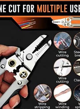 Multi-Functional Wire Splitting Pliers Comfort Grip Handle W
