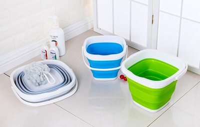 folding 10L Square bucket Bucket for Fishing Promotion Car W