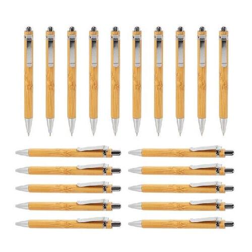 Luffa Ballpoint Pen Sets Misc. Quantities Bamboo Wood
