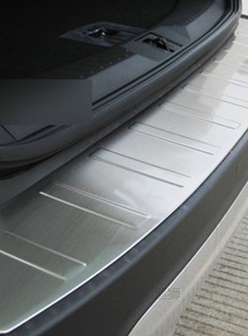 Car Styling Rear Trunk Bumper Protector Boot Sill Plate Trim
