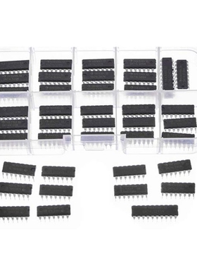 40Pcs 74HCxx + 74LSxx Series Logic IC Assortment Kit, Digita