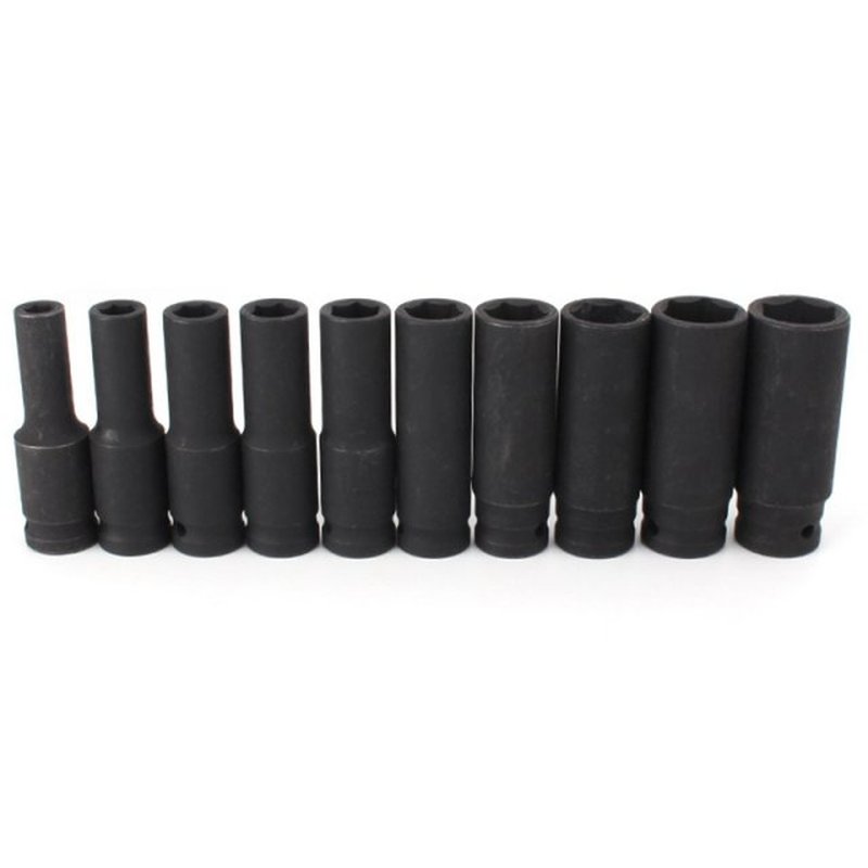 10PCS Deep Impact Socket 8 -22mm Metric Drive Strong and Hea