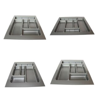 ABS Kitchen Drawer Organizer Tray Plastic Drawer Compartment