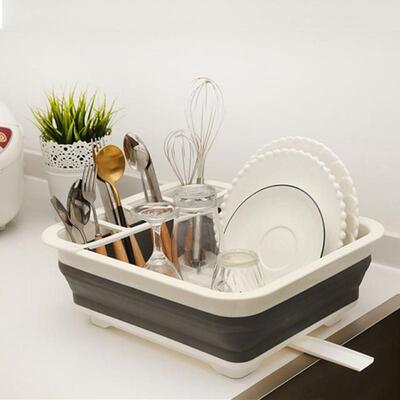 Kitchen Plate Bowl Storage Dish Rack Storage Holder Sink She